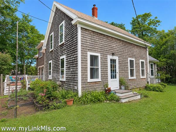 Front of house with garden