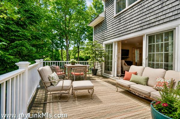 Deck off of living room