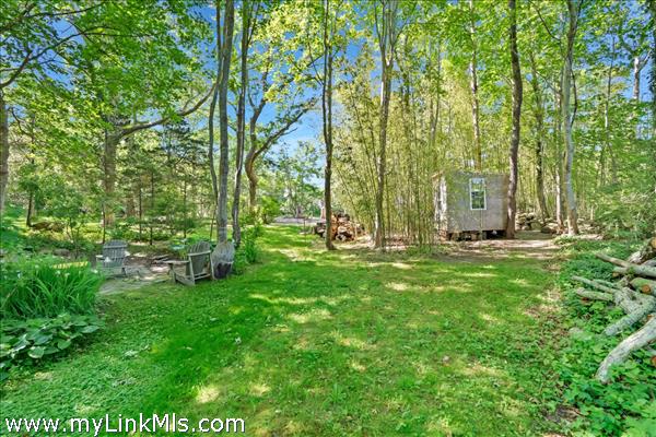 Yard and outbuilding