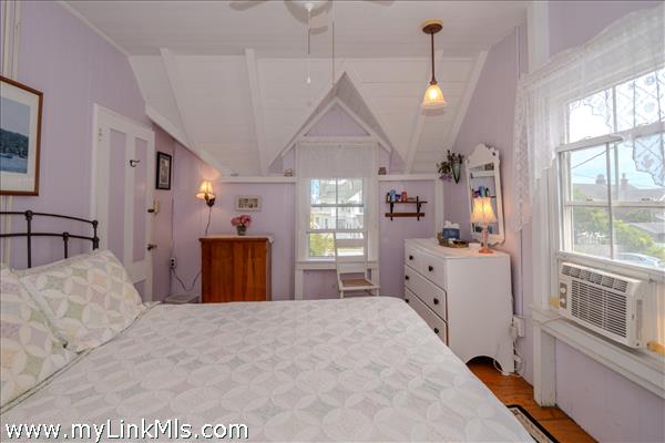 Sun filled bedroom on second floor