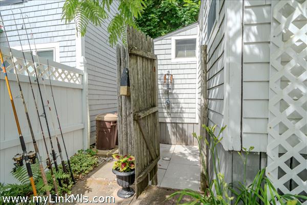Outside shower