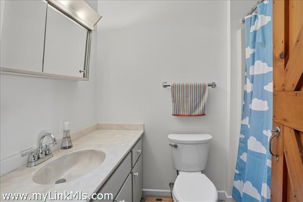 Guest house bathroom.