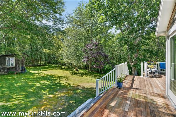 Main House, rear deck