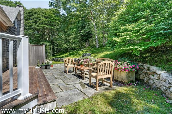 Main House, rear patio