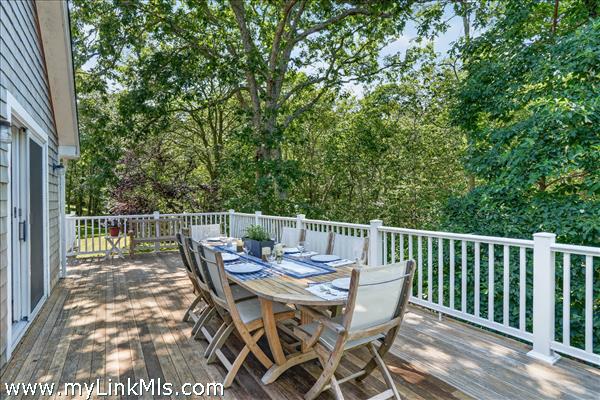 Main House, side deck