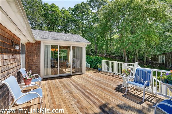 Main House, rear deck