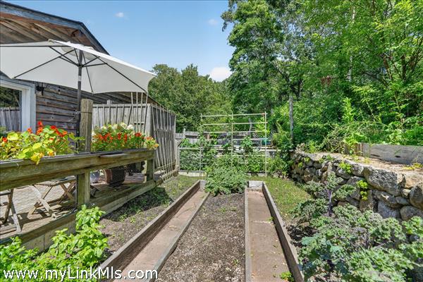 Guest House, herb gardens