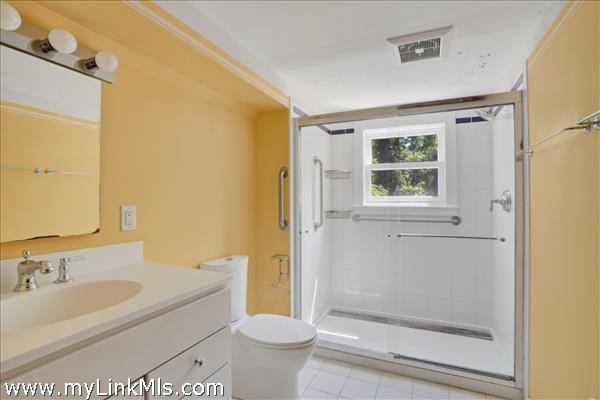 Full bathroom with walk-in shower 2nd floor