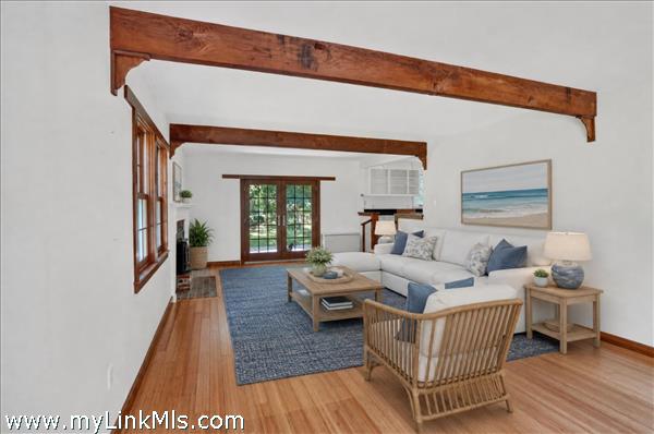 Living room - virtually staged