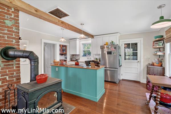 Wood stove for additional winter heating