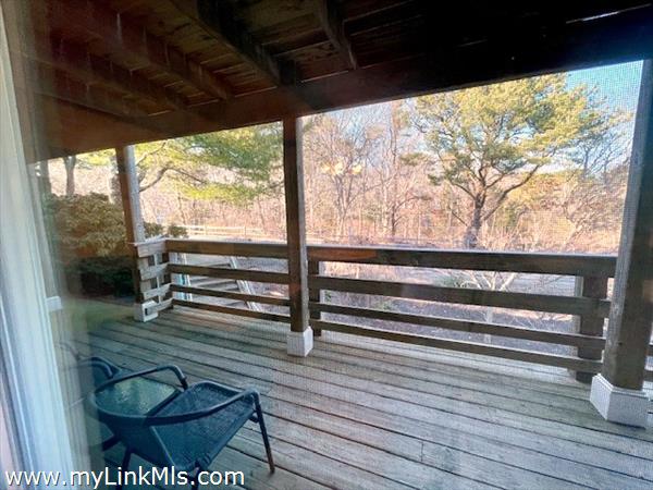 covered porch area