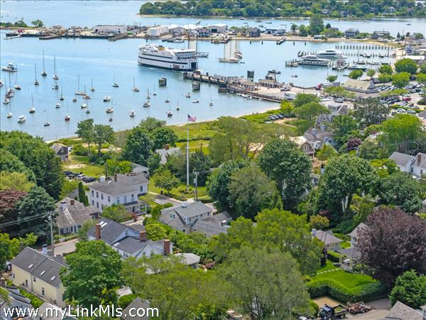 Aerial of House and Ferry