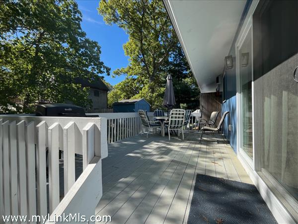 Deck off of the Dining Area - Outdoor Shower