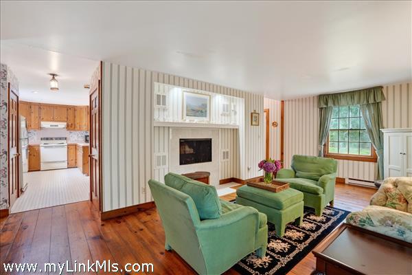 Living Room with Fireplace