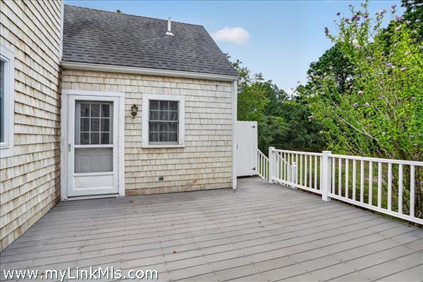 Back Deck with Outdoor Shower