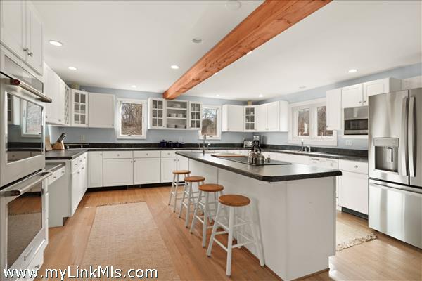 Large, open kitchen