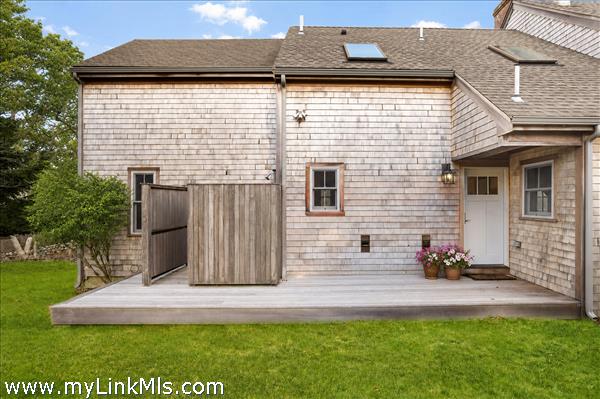 entry and enclosed outdoor shower