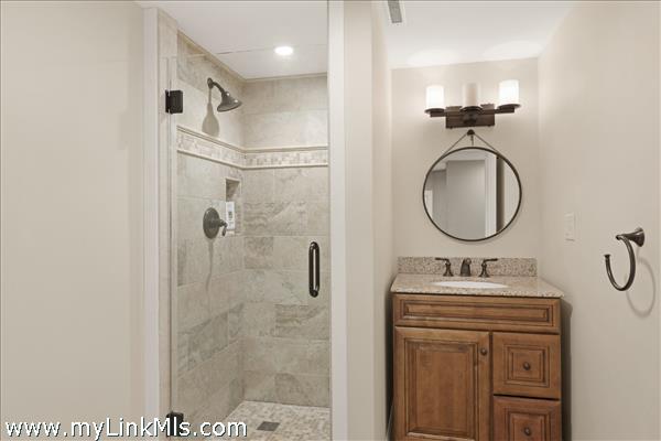 Lower level full bathroom