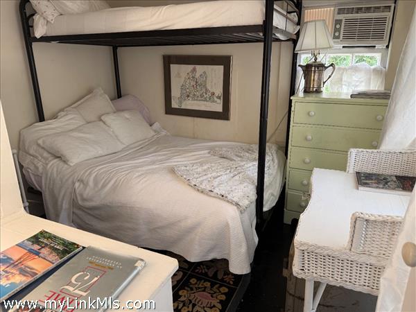 Back full twin bunk room
