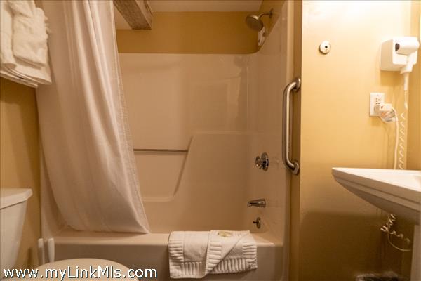 full bath offf the kitchen