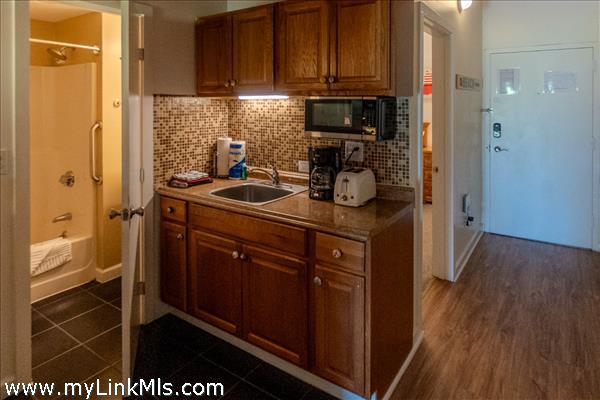 another angle of kitchen area