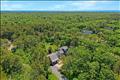 Aerial of Property & Atlantic. Enhanced tree foliage.