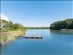 Private dock on the pond