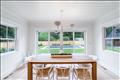 dining area overlooking the pool