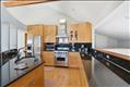 Modern kitchen with stainless steel appliances