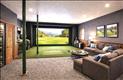 AI generated staging idea Golf Simulator