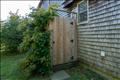 Outdoor shower.