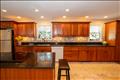 Beautiful kitchen with a large amount of counter space.