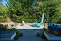 View of the back deck from the dining area.