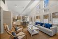 Cathedral-ceilings offer a fabulous gathering space