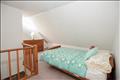 Loft space with bed