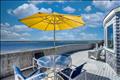 Expansive deck off second level.