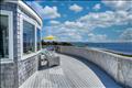 Expansive sun deck offering sweeping views of Katama Bay and South Beach.How