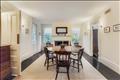 formal dining with another fireplace