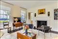 and a fireplace