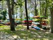 Association Kayak storage by Lake Tashmoo
