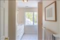 Primary bath with tile floors
