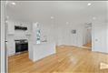Spacious first kitchen living dining in accessory dwelling unit.