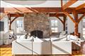 The Guest House Stone Fireplace