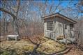 The writing studio behind the house.