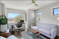 One of the three bedrooms is currently set up as an office.