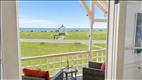 View of gazebo and open ocean