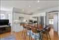 Interior with renovated kitchen and center island