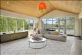 Second floor of pool house living room