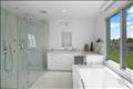 Second floor of pool house bath
