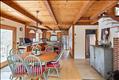 Open kitchen and dining area